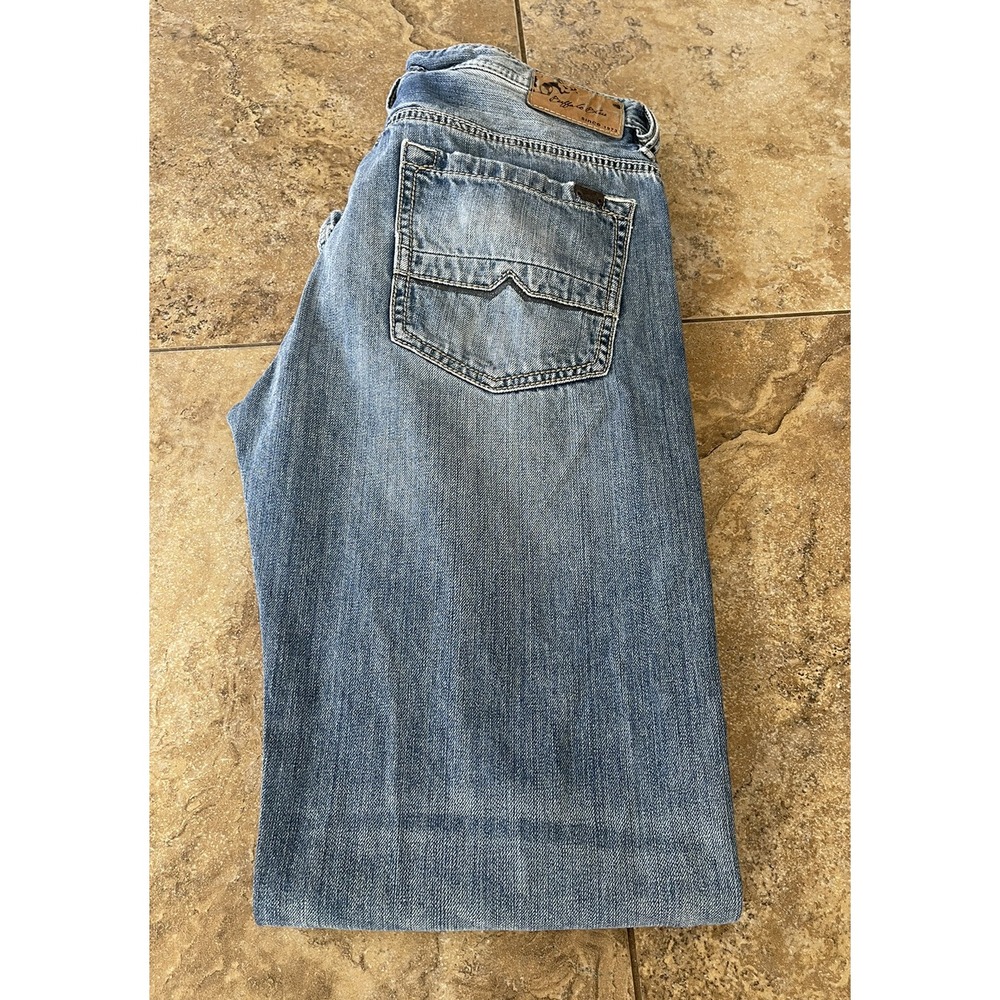 Buffalo David Bitton Men's Jeans Size 32X32  Ruffer Straight Leg Blue Denim